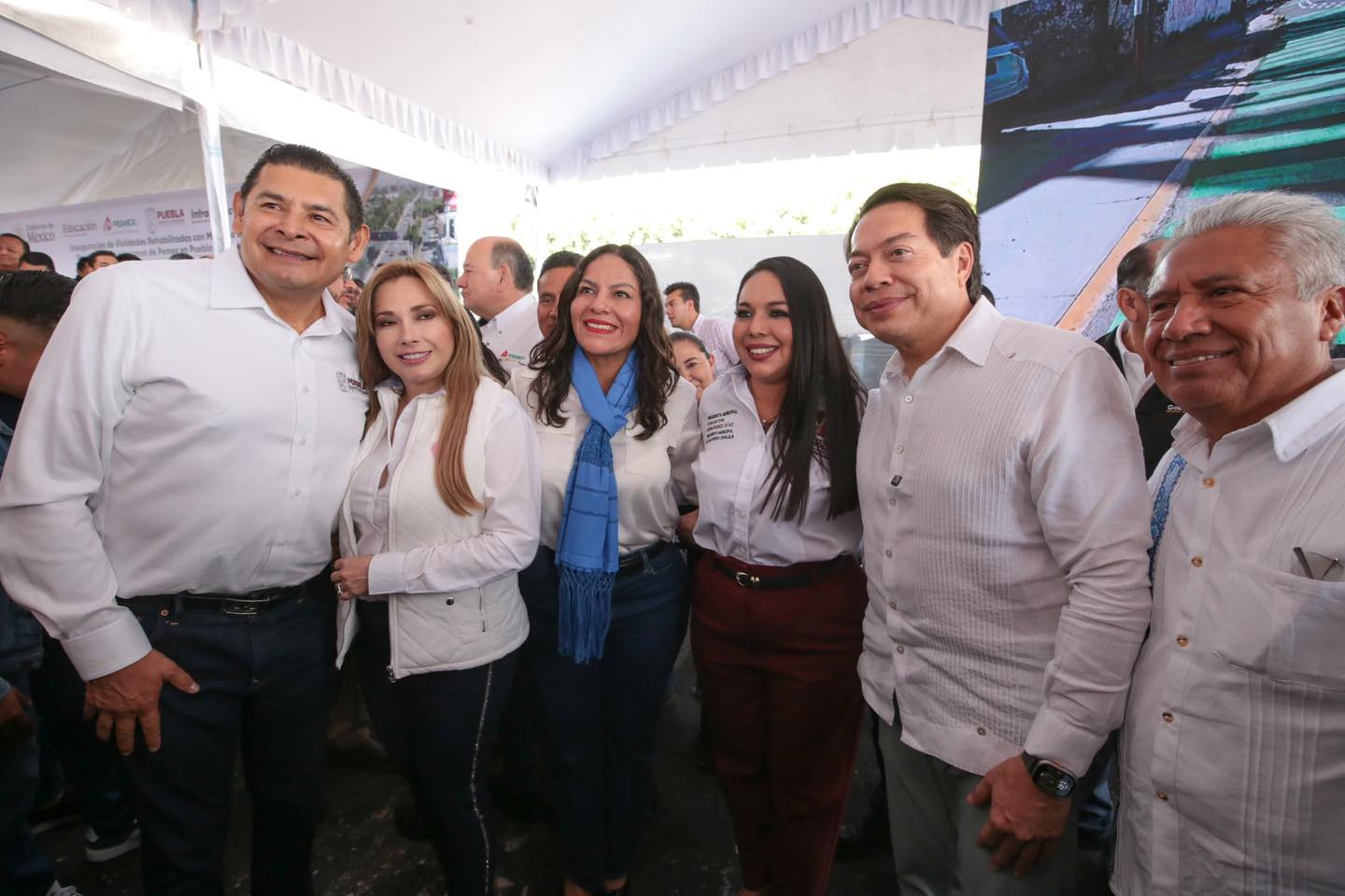 Tonantzin Fernández agradece a Alejandro Armenta rehabilitación de Recta a Cholula