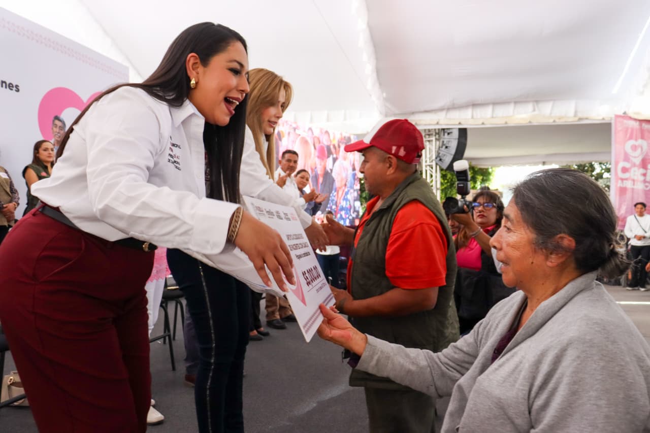 Ceci Arellano y Tonantzin Fernández Fortalecen Atención a Familias de la Región en San Pedro Cholula