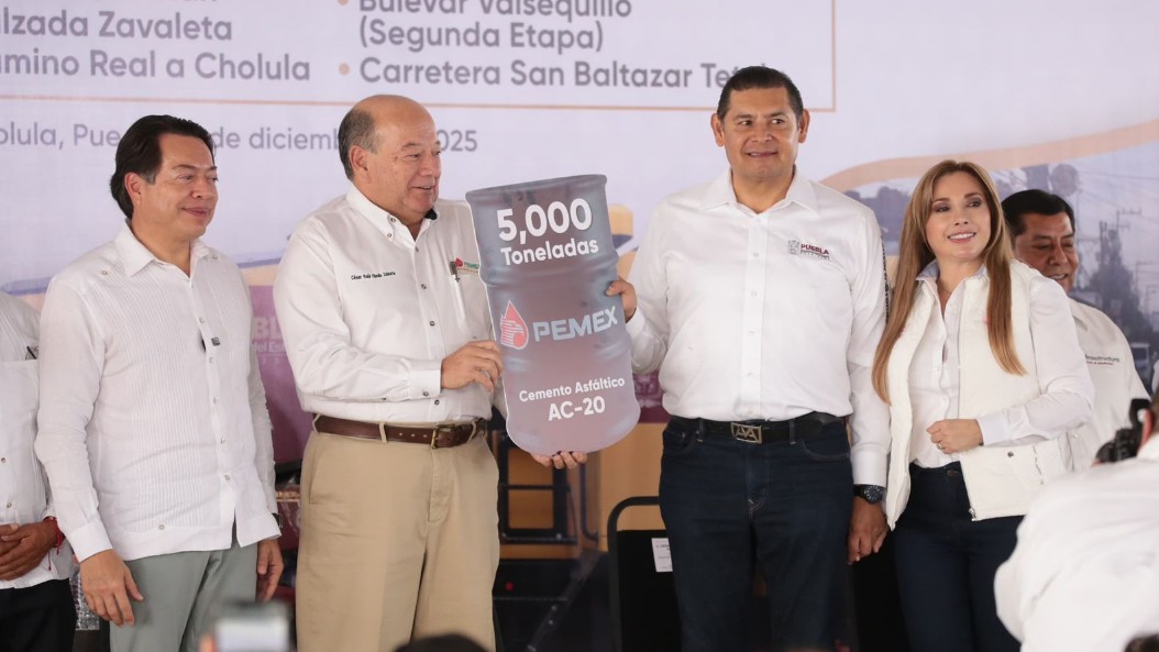 Puebla recibe más asfalto y consolida liderazgo contra el huachicol