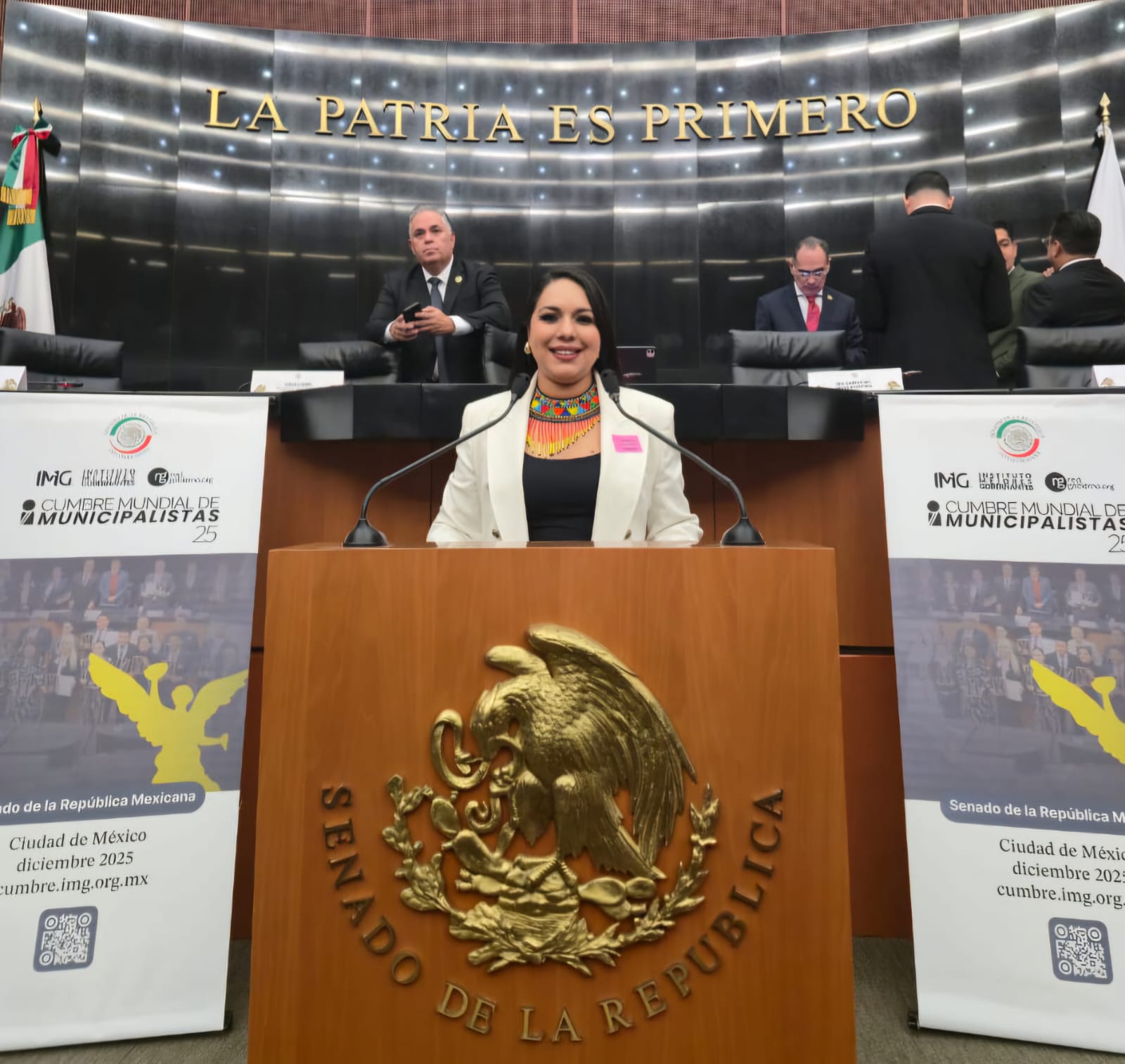 Liderazgo de Tonantzin Fernández destaca en la Cumbre Mundial de Municipalidades 2025