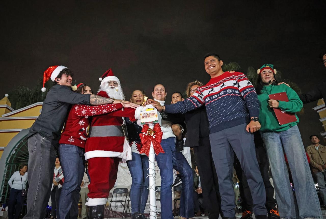 oma enciende arbol navideño 3