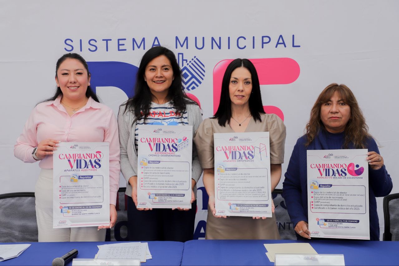 El Sistema Municipal DIF de San Andrés Cholula lanza nuevos programas de apoyo social