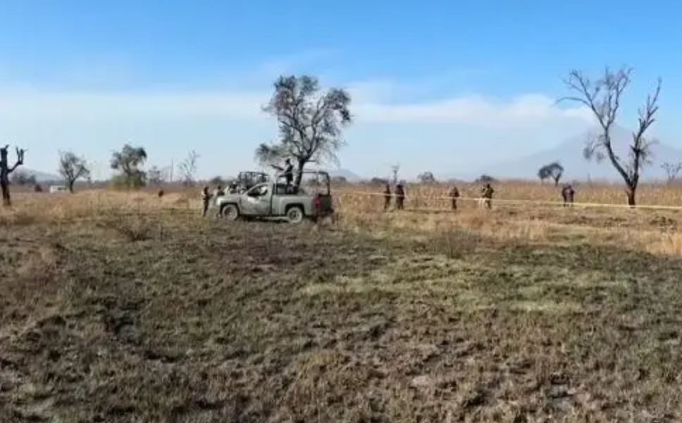 Cadáver hallado en Santa María Coronango con amenazas de grupo delictivo