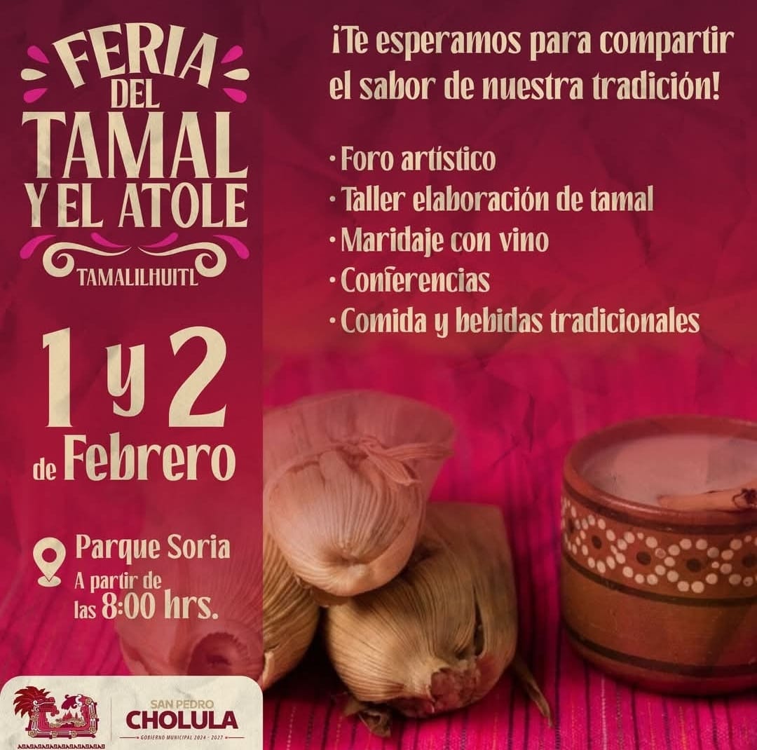 San Pedro Cholula lanza invitación a compartir el sabor del tamal a productores cholultecas