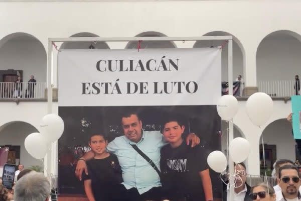 Marcha en Culiacán exige justicia por Alexander, Gael y Antonio Sarmiento