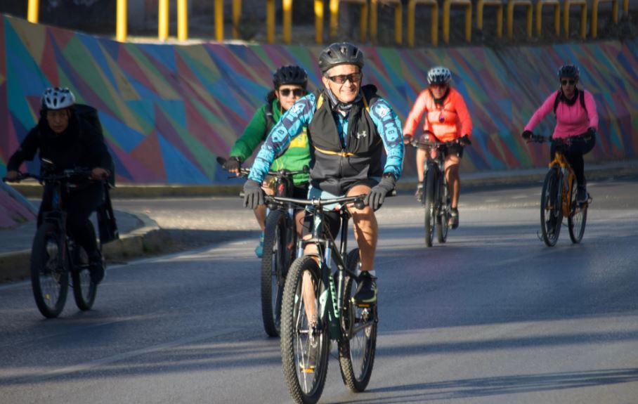 Más de 5 mil personas disfrutan de la Vía Recreativa en la Recta a Cholula