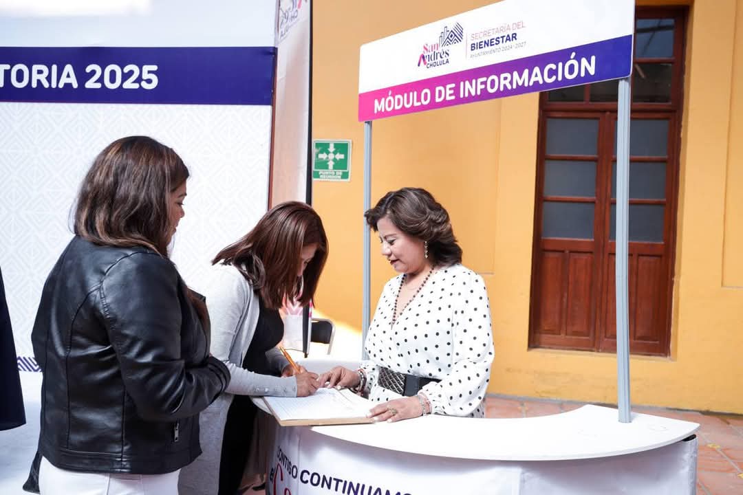 Guadalupe Cuautle presenta agenda de apoyo integral para la población migrante en San Andrés Cholula