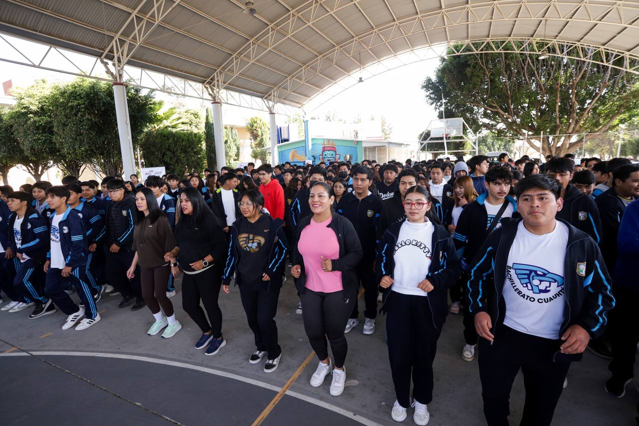 Impulsa San Andrés Cholula el libre y sano desarrollo de jóvenes de bachillerato