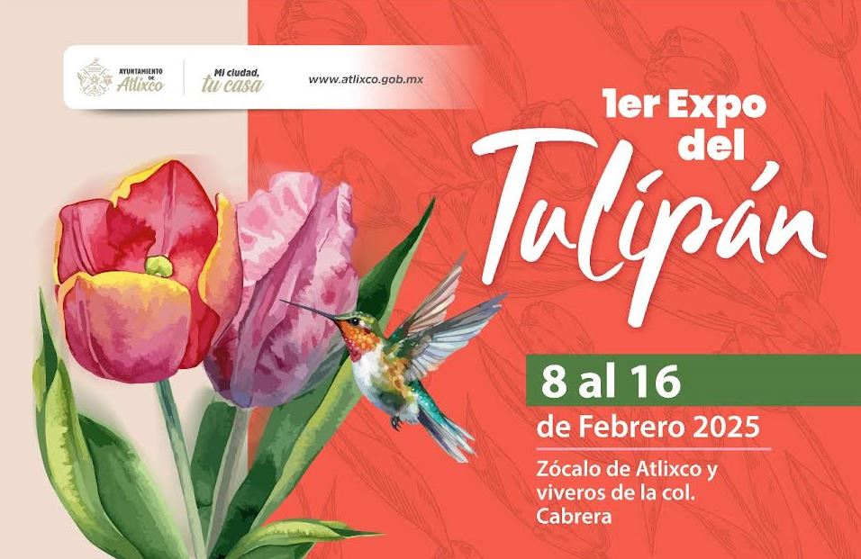 Atlixco se llena de color con la Primera Expo Tulipán 2025
