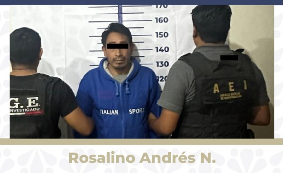 Fiscalía aprehende a presunto homicida en Teziutlán