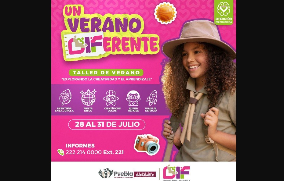 Taller de verano para niñas y niños en la UMI Puebla