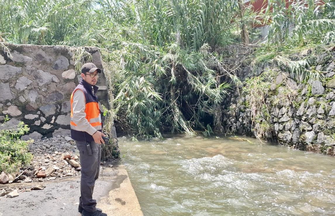 Autoridades refuerzan acciones de respuesta tras lluvias intensas en San Andrés Cholula