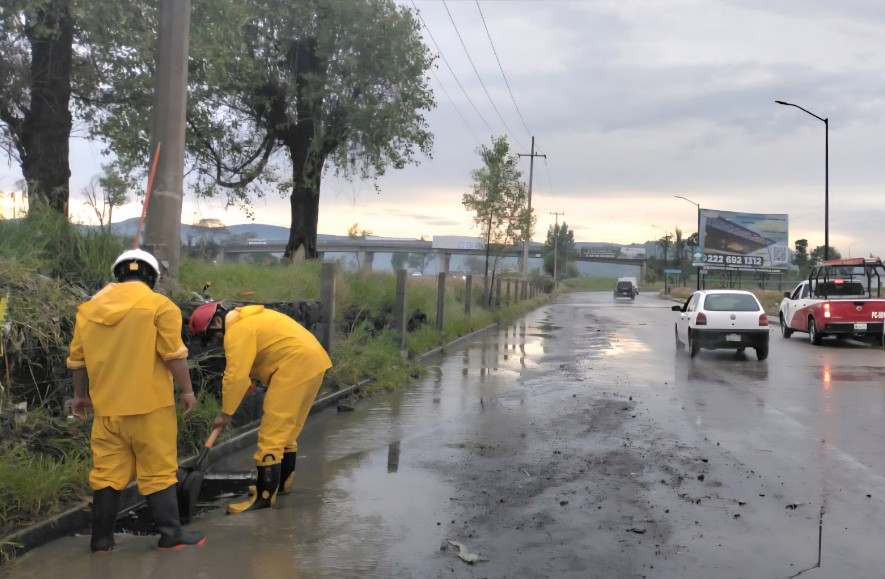 Puebla se prepara ante lluvias con acciones preventivas coordinadas