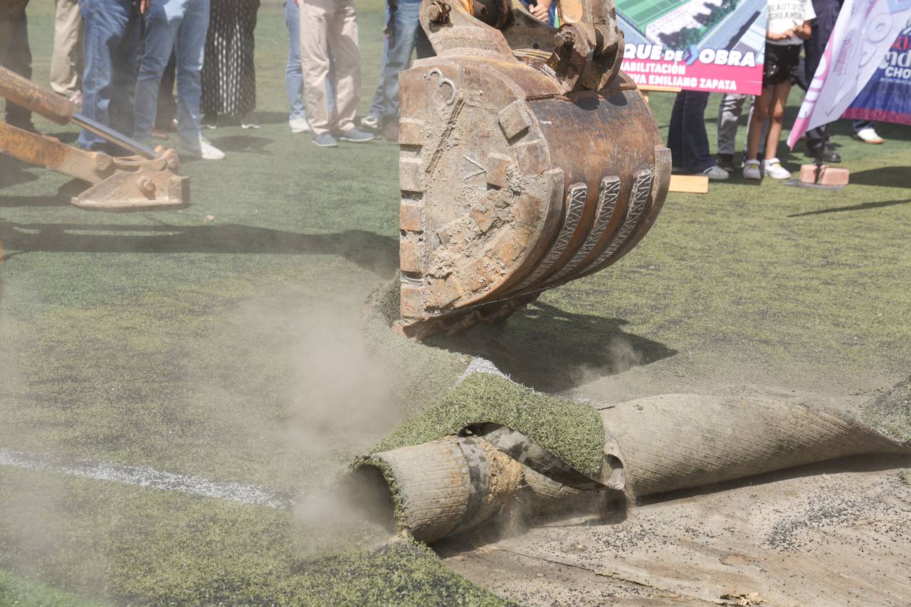 Con obras Lupita Cuautle transforma espacios para fomentar el deporte y la vida sana