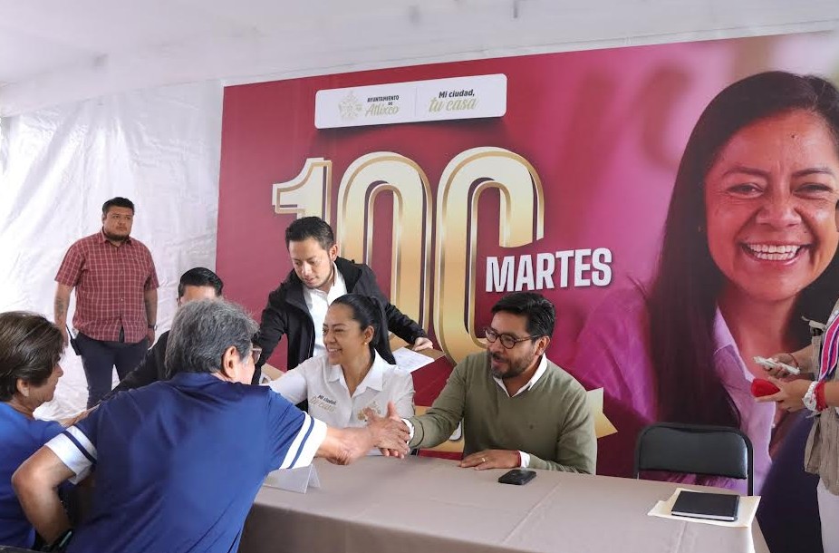 Ariadna Ayala celebra 100 Martes Ciudadanos en Atlixco