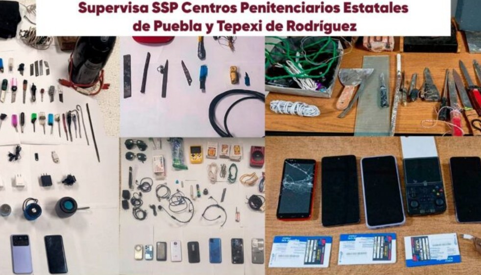 Operativos en penales de Puebla y Tepexi refuerzan seguridad