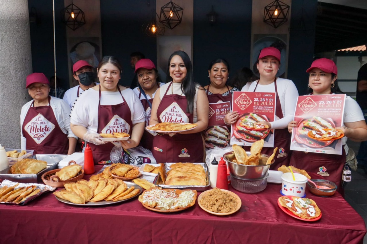 Tonantzin Fernández anuncia la 13ª Feria del Molote en San Pedro Cholula
