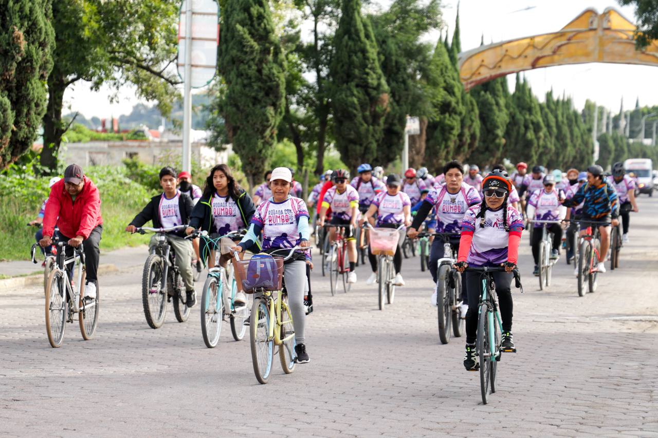 Promueve San Andrés Cholula la actividad física con la 3ra Rodada con Rumbo 2025