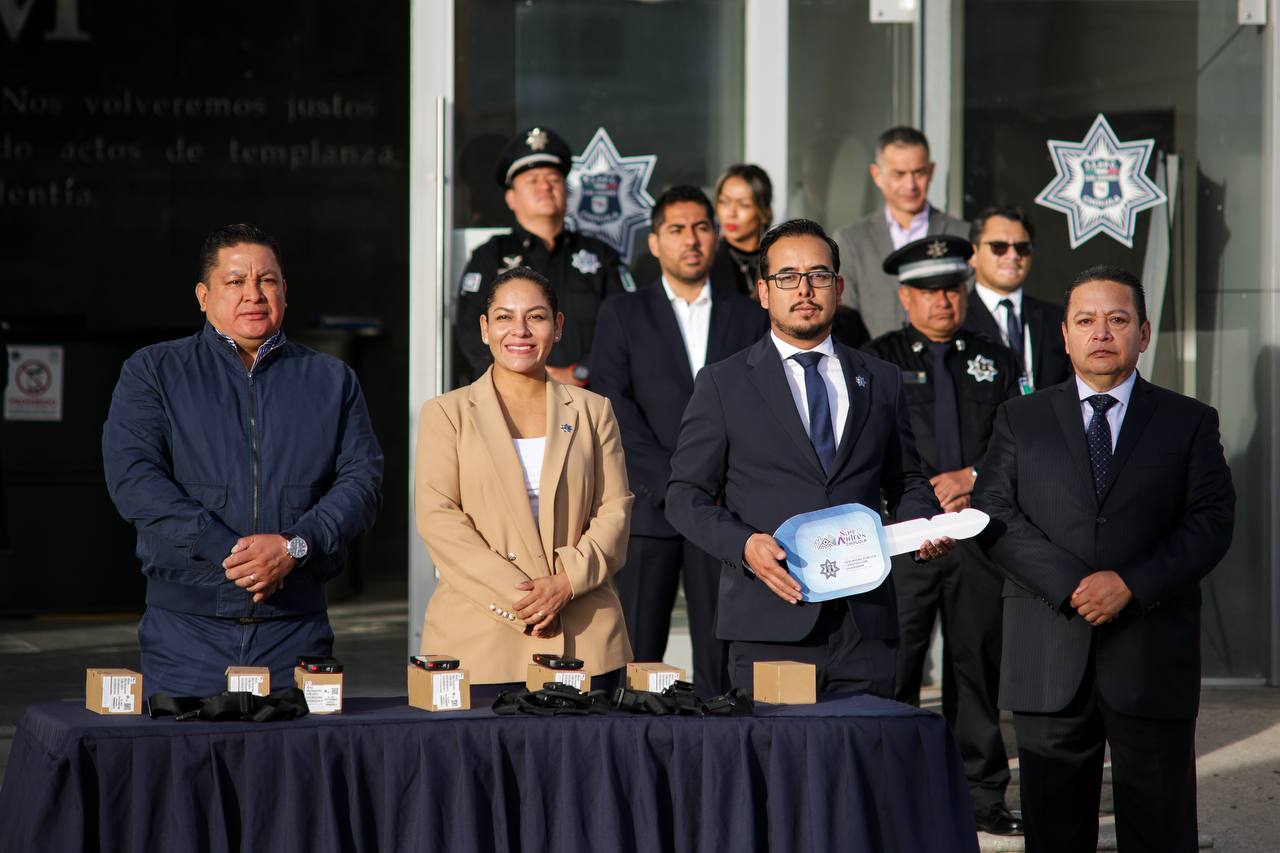 San Andrés Cholula a la vanguardia con estrategias integrales y equipamiento para la seguridad pública