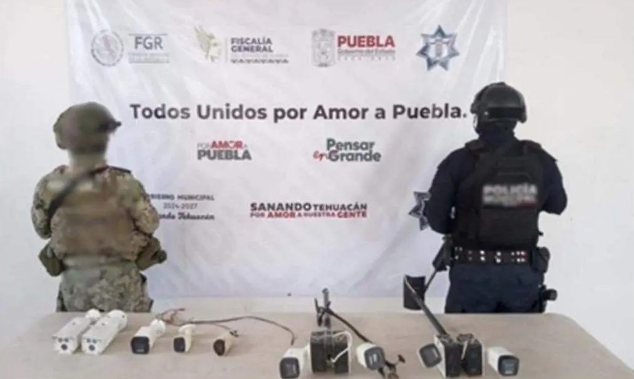 Desmantelan red de videovigilancia ilegal en Tehuacán