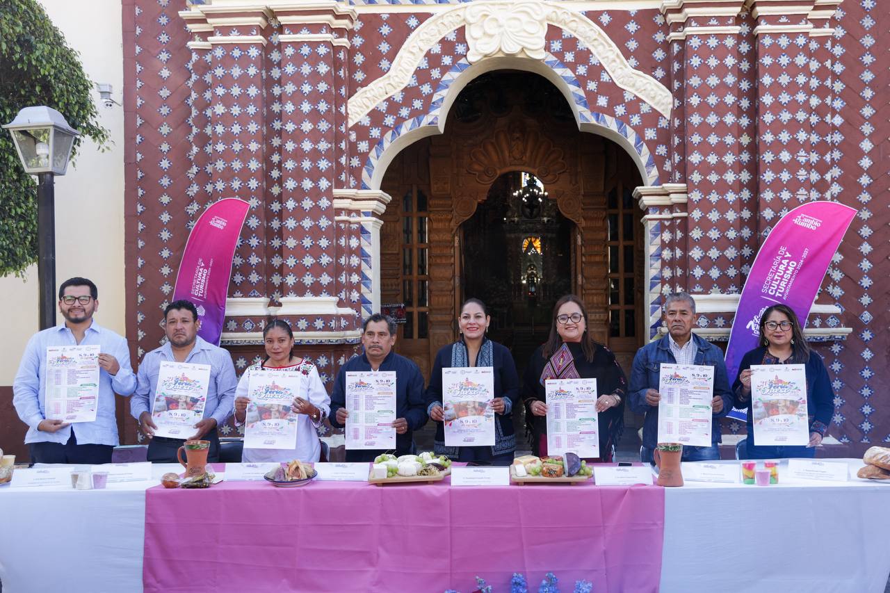 Presenta Lupita Cuautle 24ª Feria del Queso en Santa María Tonantzintla