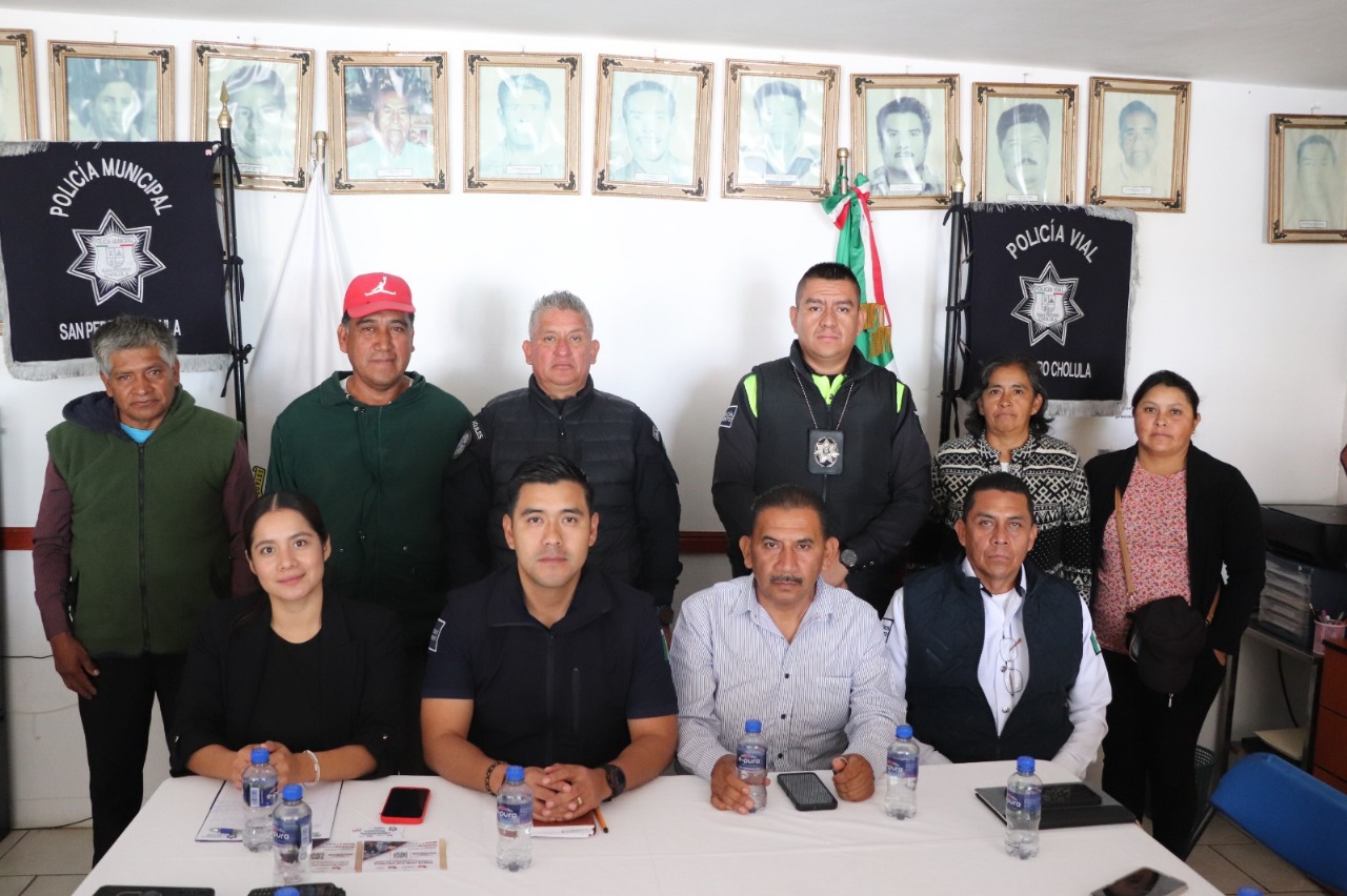 Coordinación, Denuncia y más Vigilancia: Ejes acordados en Mesa de Seguridad en San Cosme Texintla