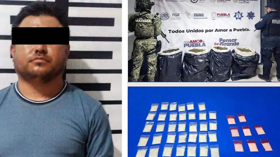 FGE y SSP asestan golpes al narcomenudeo en tres municipios poblanos