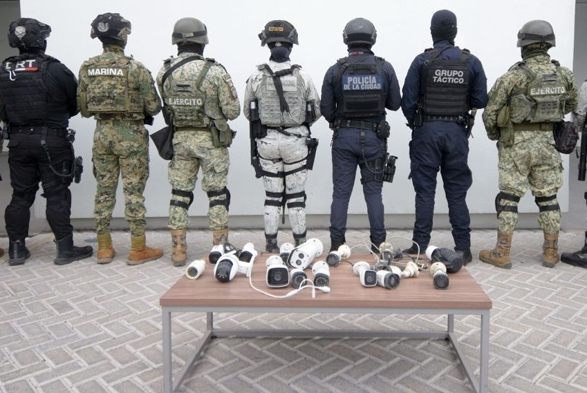 Autoridades desmantelan red de videovigilancia ilegal en Puebla