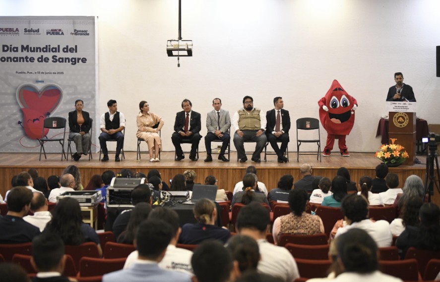 Puebla fortalece la cultura de donación altruista de sangre