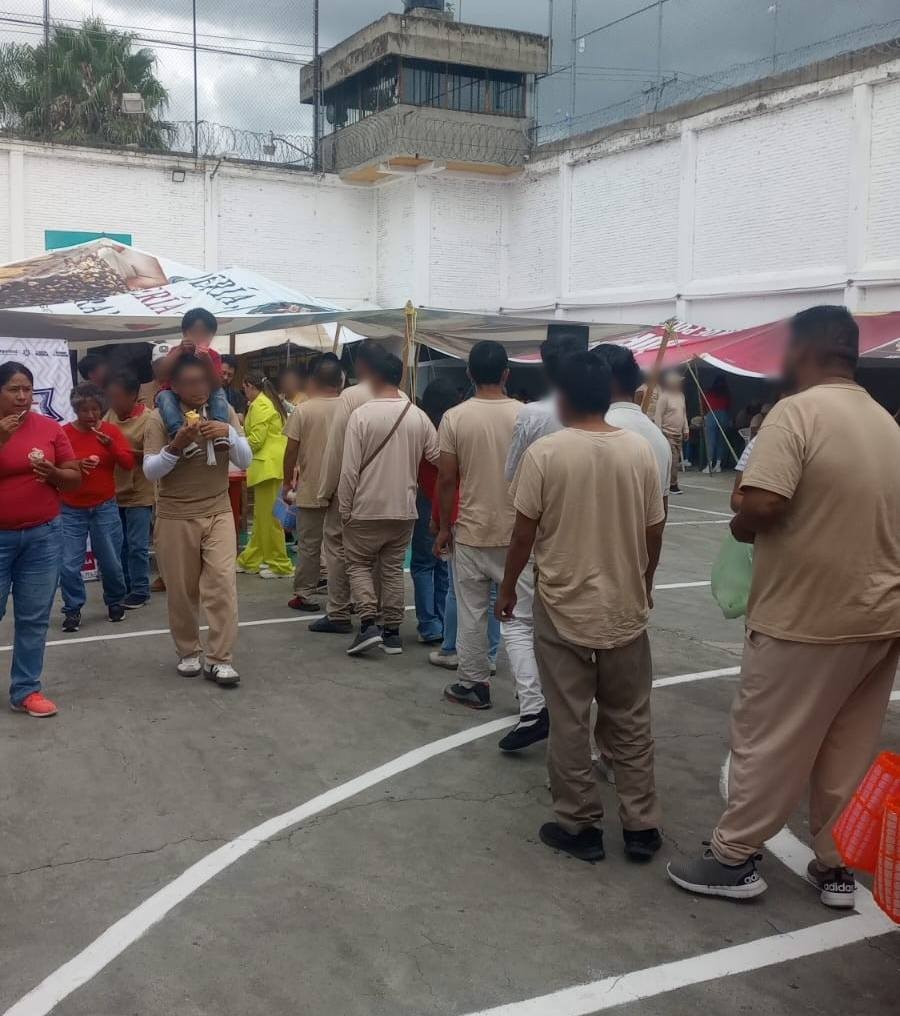 Celebran el Día del Padre con alegría y unión en CERESO de San Pedro Cholula