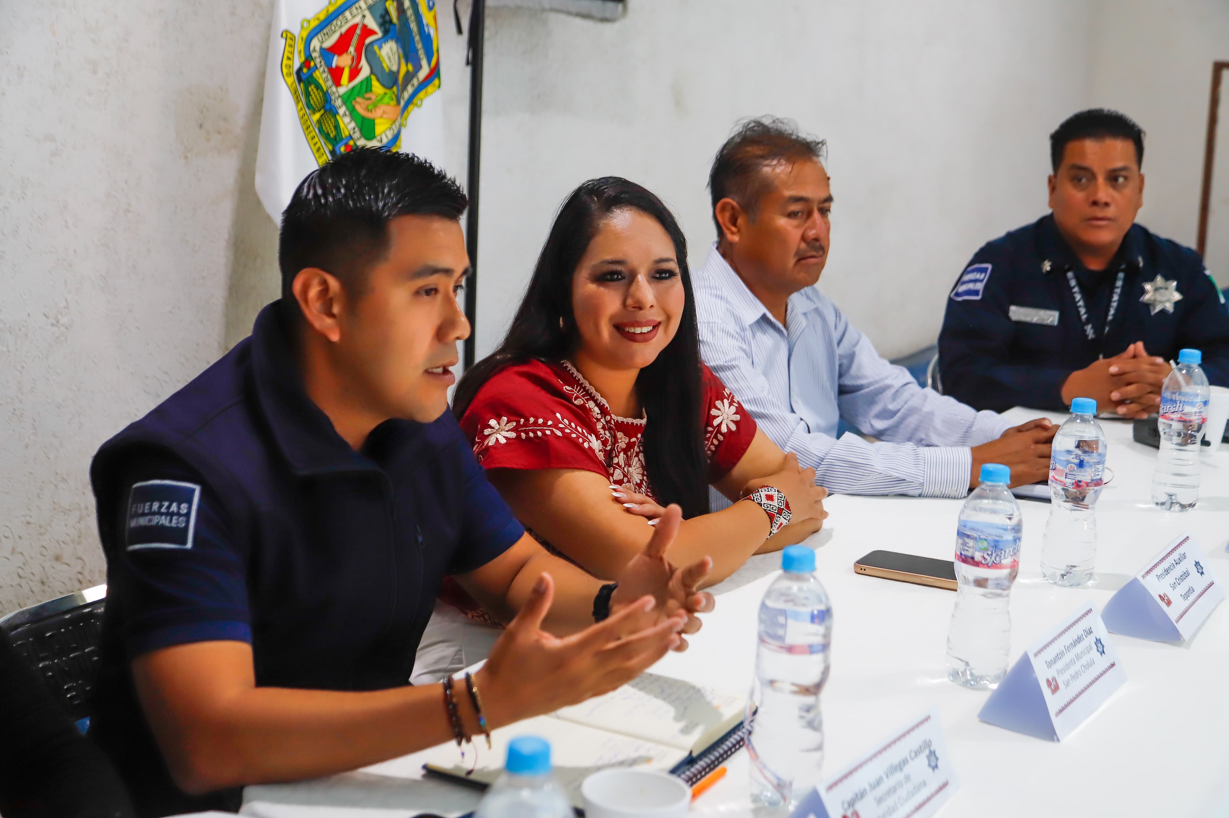 Gobierno de Tonantzin Fernández fortalece acciones de seguridad en las juntas auxiliares