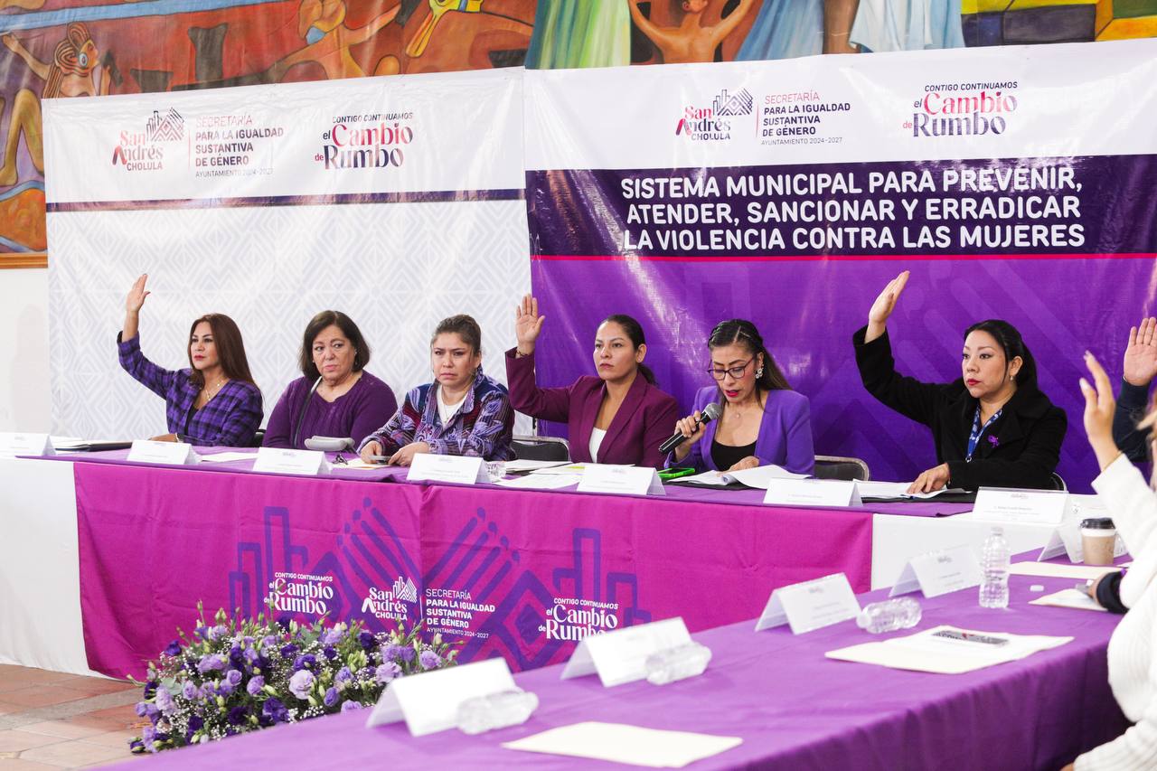 San Andrés Cholula reafirma su compromiso por una vida libre de violencia para las mujeres