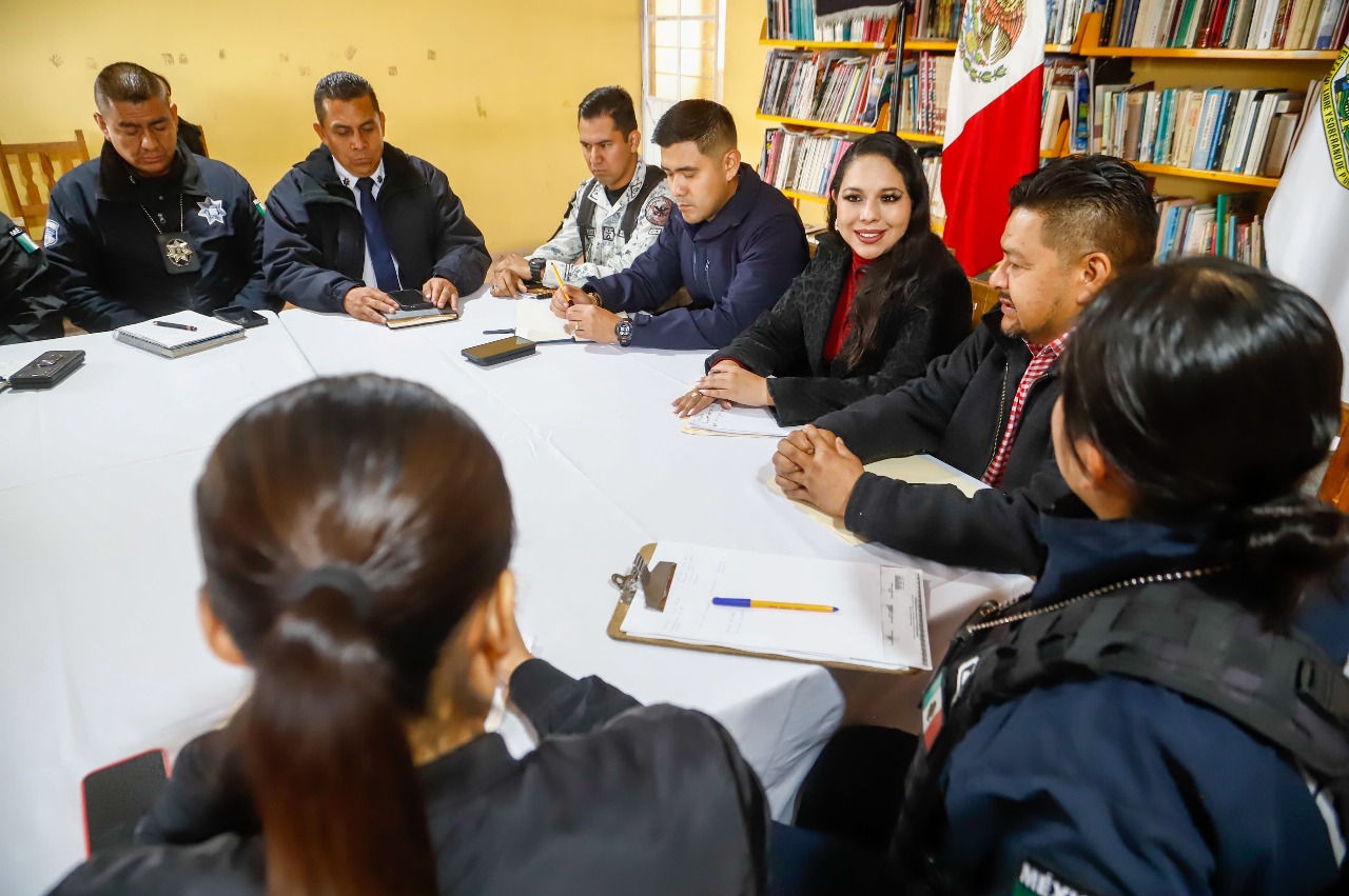 Avanza la estrategia de seguridad en San Gregorio Zacapechpan con acciones coordinadas