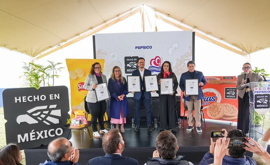 PepsiCo recibe distintivo “Hecho en México” y fortalece su compromiso con el país