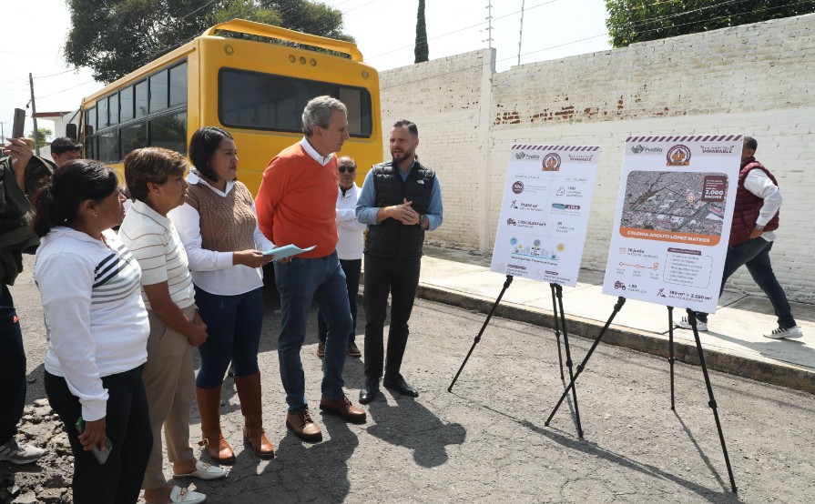 Campaña "Bacheando Puebla" avanza en más de 110 colonias