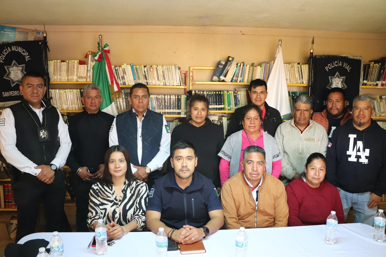 Fortalecen estrategias de seguridad en San Francisco Cuapan con participación ciudadana