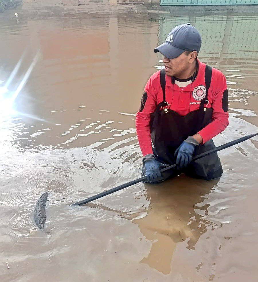 Acciones preventivas en Cholula: limpian alcantarillas para evitar inundaciones en temporada de lluvias