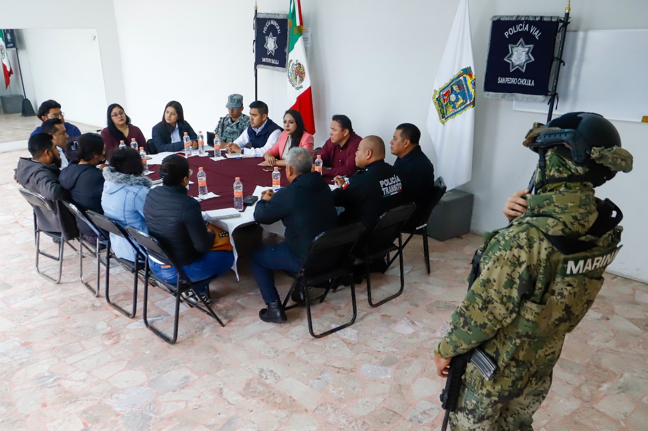 Gobierno de San Pedro Cholula refuerza seguridad con trabajo coordinado intermunicipal