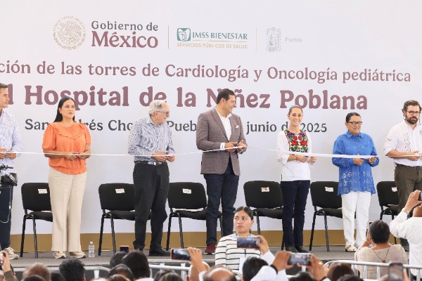 Claudia Sheinbaum inaugura torres de Oncología y Cardiología en Hospital de la Niñez con inversión de 915 mdp