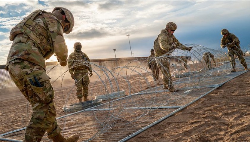 EE.UU. enviará más de 600 militares a la frontera con México