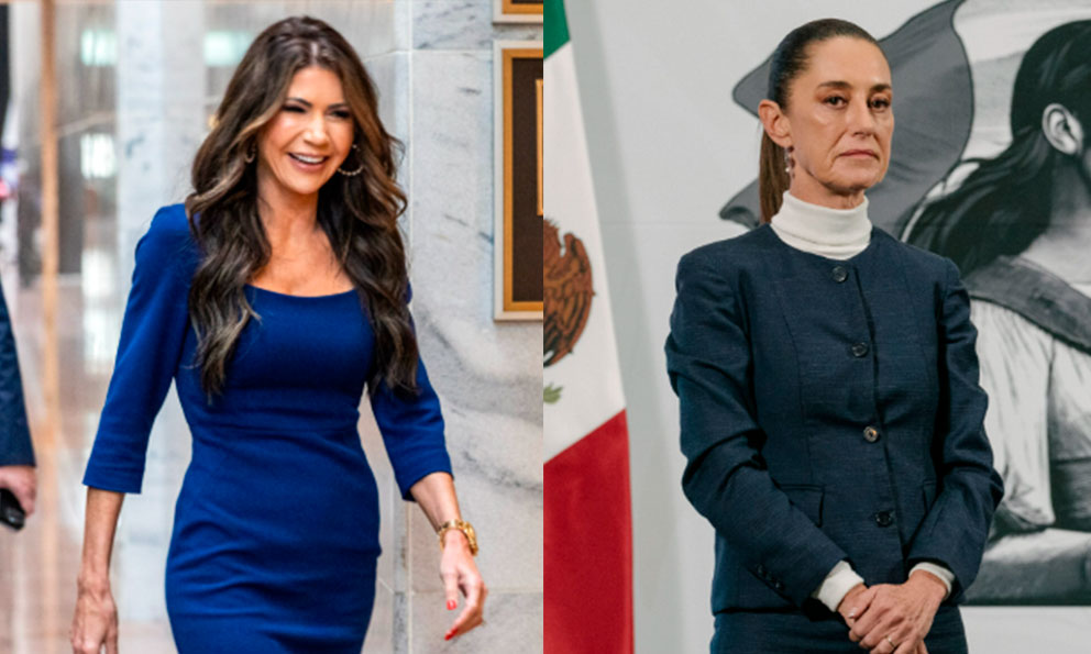Sheinbaum y Kristi Noem revisarán acuerdos de seguridad en México