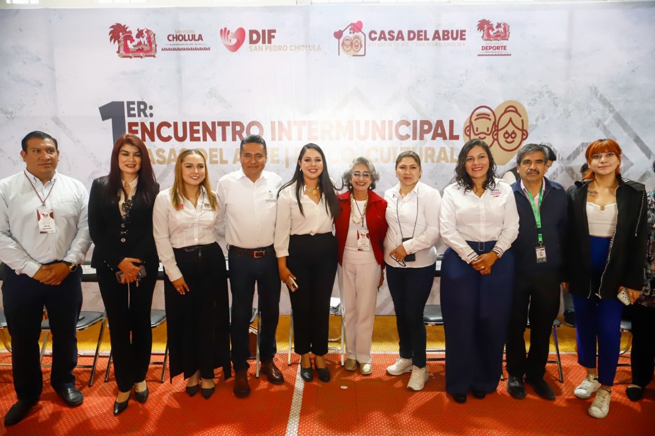 San Pedro Cholula, sede del 1er Encuentro Intermunicipal de Casas del Abue