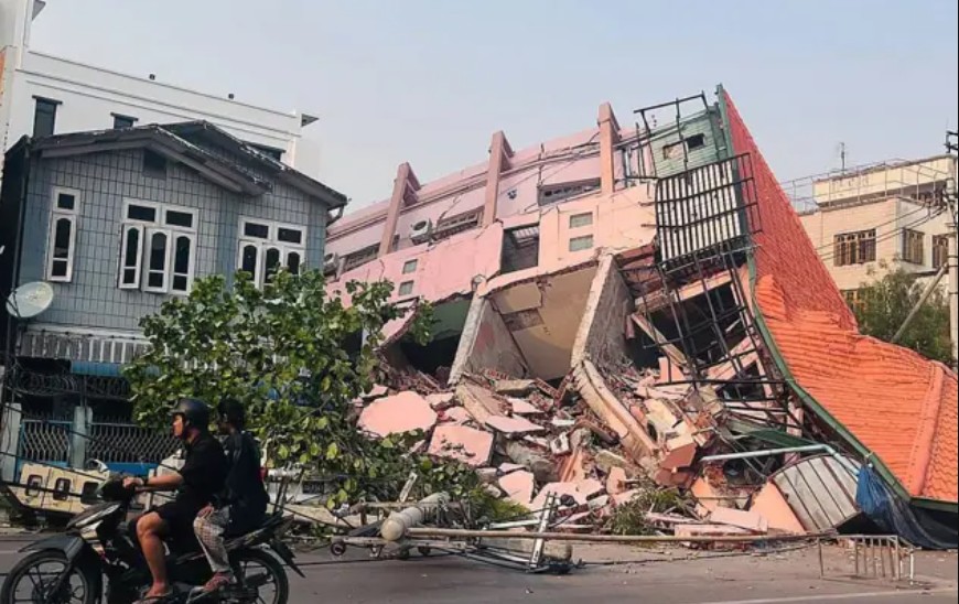 Terremoto de magnitud 7,7 en Birmania deja más de mil fallecidos y miles de heridos