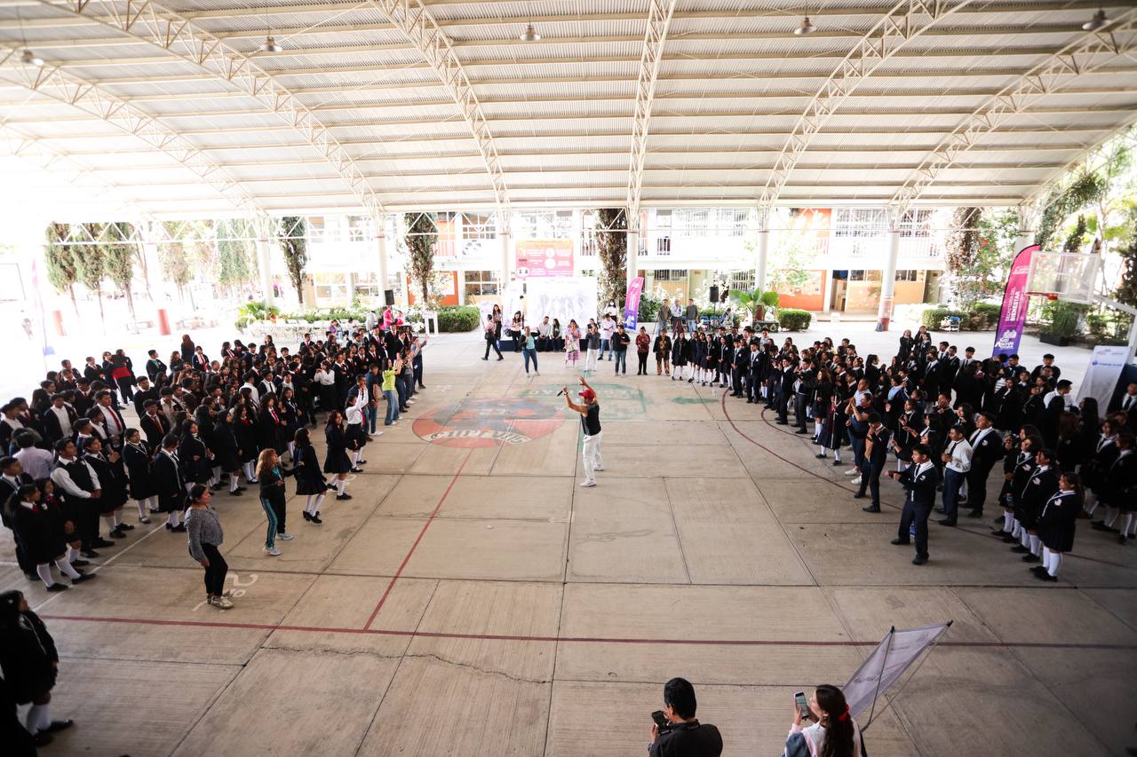 Fortalecen valores y liderazgo en estudiantes de San Andrés Cholula