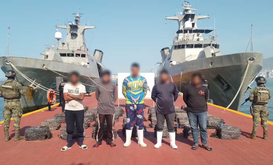 Histórico decomiso de cocaína en costas de Guerrero