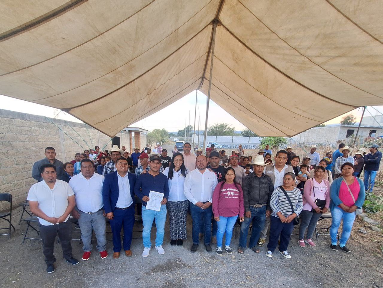 Ariadna Ayala inaugura red eléctrica que beneficia a familias de Atlixco