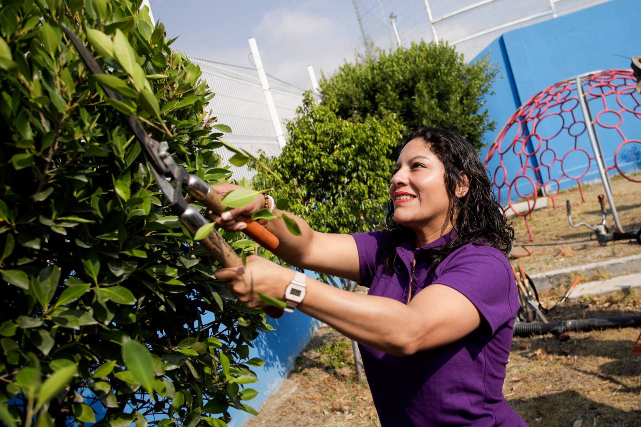  Promueve Lupita Cuautle más espacios públicos para todas y todos