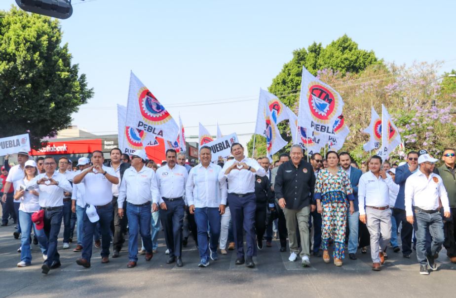Gobernador Armenta reafirma su compromiso con trabajadores poblanos