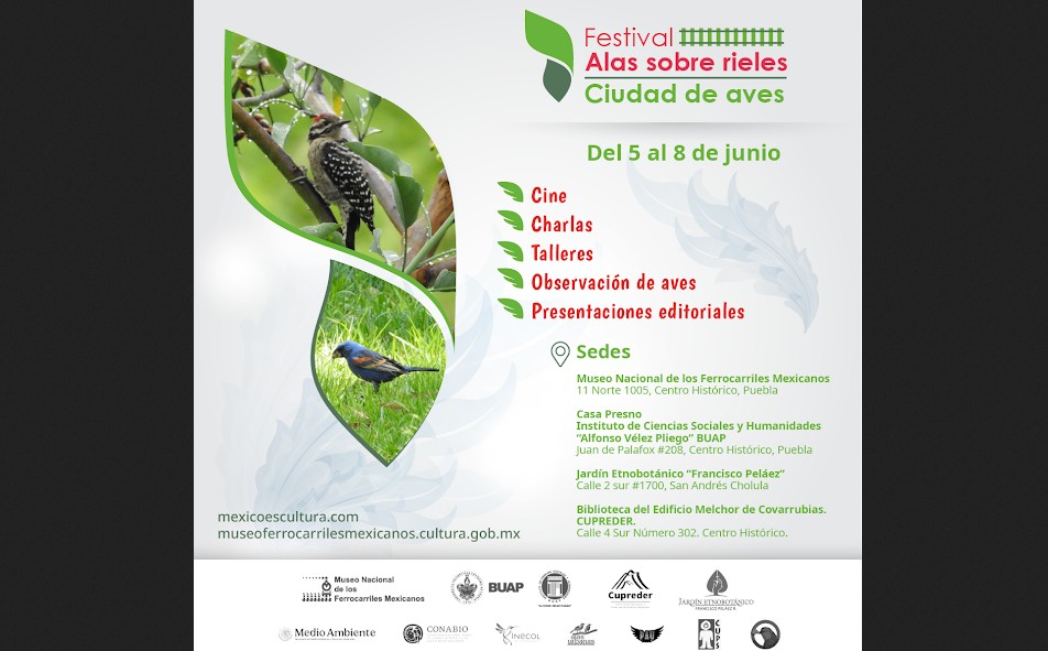 Festival Alas Sobre Rieles 2025: arte, ciencia y naturaleza en Puebla