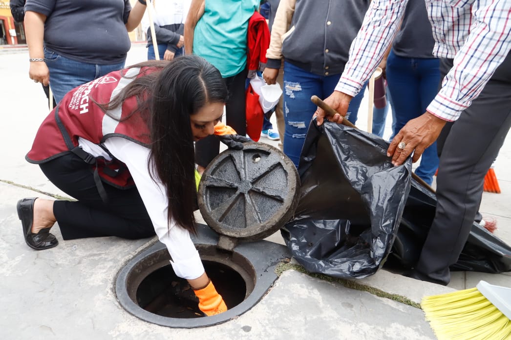 Tonantzin Fernández fortalece acciones de limpieza con el programa “Cholula Te Quiero Limpia”